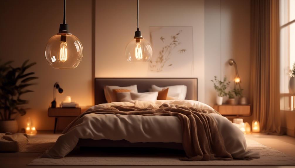 creative and functional bedroom lighting designs