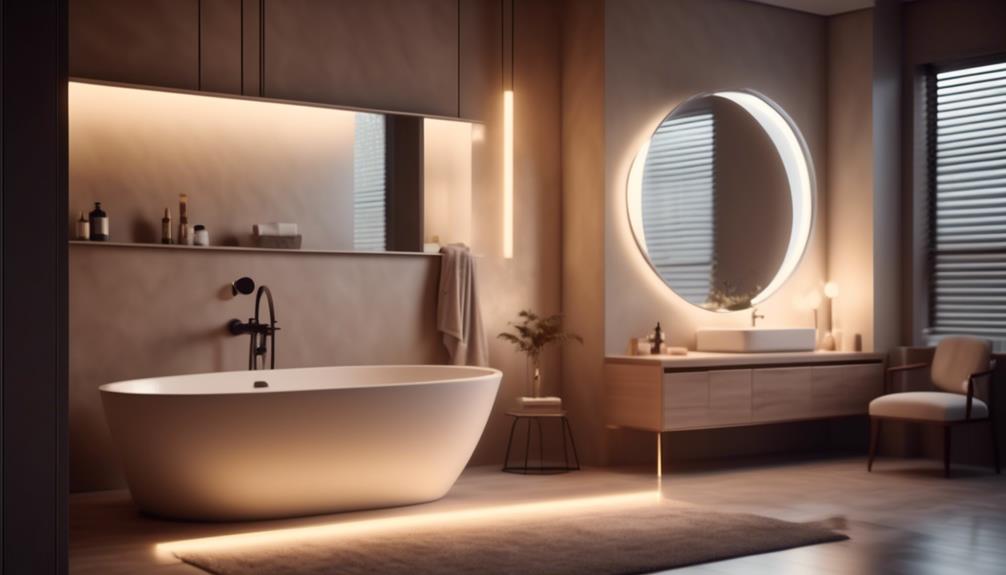 creative bathroom lighting options