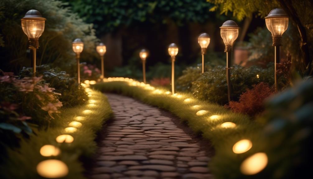 illuminated walkway for safety