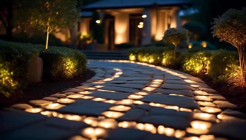 illuminating outdoor walkways and paths