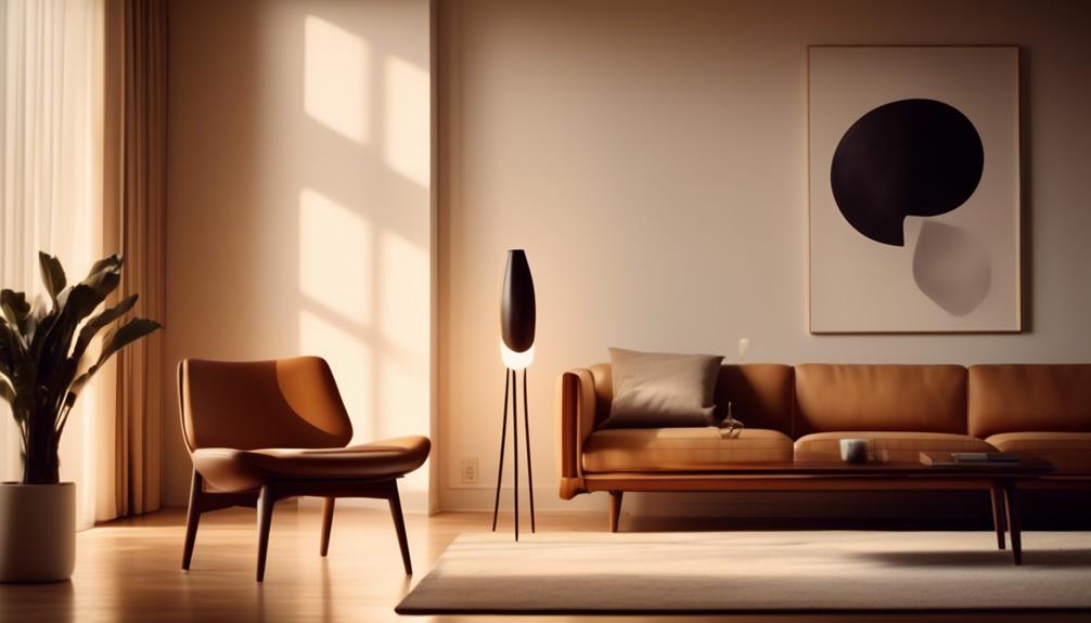 mid century modern meets minimalism