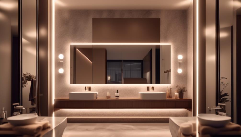 modern bathroom lighting solutions