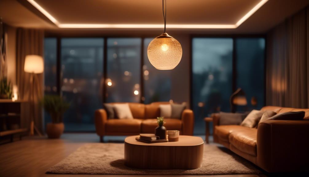 modern living room lighting