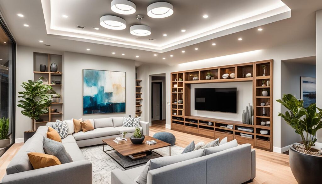 Recessed lighting spacing and ceiling height adjustments