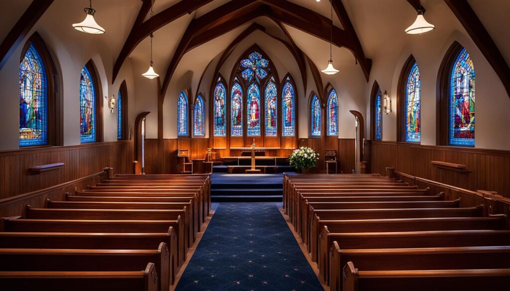 church lighting design services