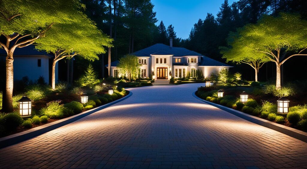 driveway lighting ideas