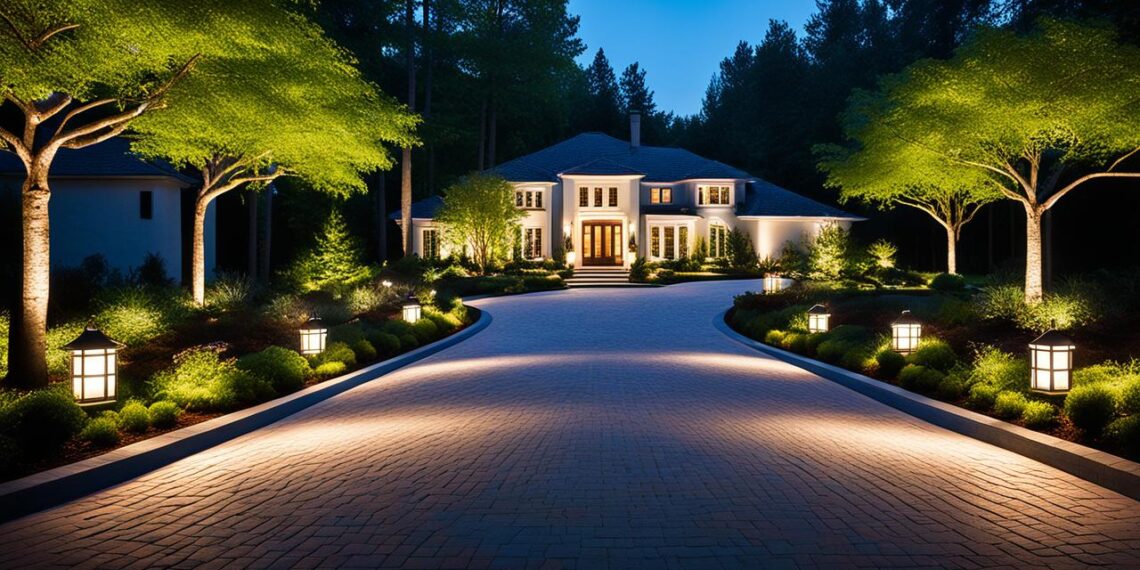 driveway lighting ideas